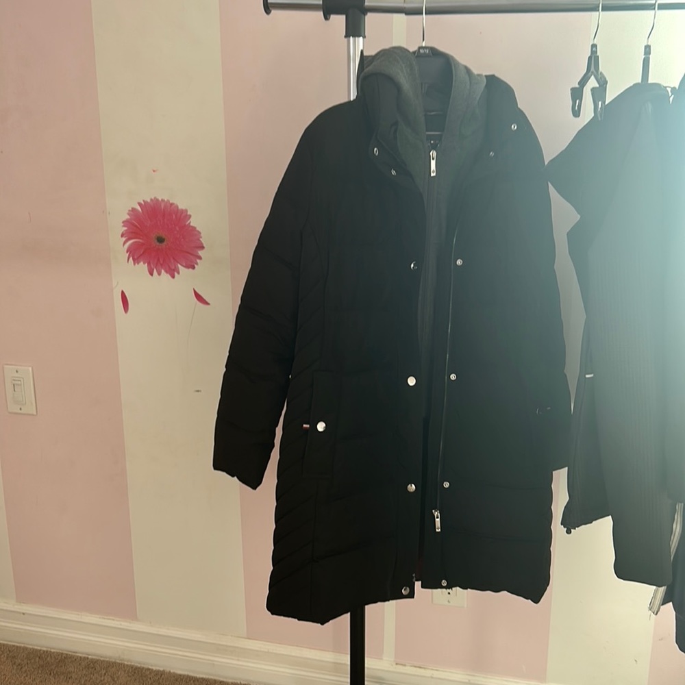 Layered winter quote